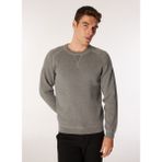 Only & Sons Düz Yaka Normal Düz Gri Erkek Kazak Onspın Reg 12 Crew Knıt - XL