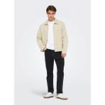 Only & Sons Ekru Erkek Denim Ceket 22035559 Onscassel Dnm Jacket Noos - XL