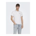 Only & Sons Erkek Beyaz Onsfletcher Life Slim Ss Polo Noos Polo Tişört 22024827-Brightwhi