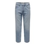 ONLY & SONS Erkek bol kesim ONSEDGE Loose L.Blue 6986 DNM Jeans NOOS, mavi (Light Blue Denim), 31W / 32L