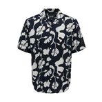 ONLY & SONS Erkek boş zaman gömleği ONSDASH Life - Regular Fit XS S M L XL XXL, Koyu Lacivert, S