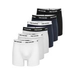 ONLY & SONS Erkek Boxer ONSFITZ SOLID BLACK TRUNK 7-PACK NOOS Siyah S