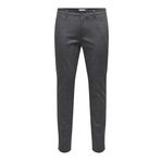 ONLY & SONS Erkek Chino pantolon, Demir fincan, 30W / 32L