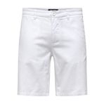 ONLY & SONS Erkek Chino Şort Normal Kesim Şort, Beyaz, M