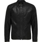 Only & Sons Erkek Deri Ceket Siyah - XL