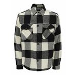 ONLY & SONS Erkek flanel gömlek ONSMILO flanel gömlek, Siyah, L