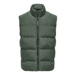 ONLY & SONS Erkek kapitone yelek ONSMELVIN LIFE PUFFER VEST OTW VD, Peat, M