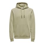 ONLY & SONS Erkek Kapüşonlu Kazak ONSCERES Sweatshirt, Bej, XXL