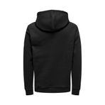 Only & Sons Erkek Kapüşonlu Sweatshirt, Siyah, L Beden