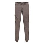 ONLY & SONS Erkek kargo pantolon ONSCAM konik kargo pantolon, Falcon, 34W / 30L