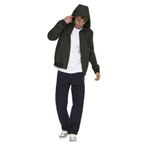 Only & Sons Erkek Koyu Yeşil Kapüşonlu Mont, ONSBOWIE SOFTSHELL BOMBER OTW NOOS, L Beden