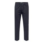 ONLY & SONS Erkek kumaş pantolon, Koyu Lacivert, L