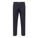 ONLY & SONS Erkek kumaş pantolon, Koyu Lacivert, S