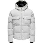 Only & Sons Erkek Mont Beyaz 22029661 Onselıjah Pckt. Hood Jacket Otw Noos