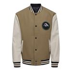 ONLY & SONS Erkek mont ONSJASON mont, Tobacco Brown:, XXL