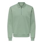 ONLY & SONS Erkek Onsabbott Reg Ls Polo Tişört, Iceberg Green., S