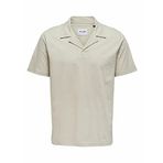 Only & Sons Erkek Onsabraham Polo Yaka T-Shirt 22019294 Taş - M