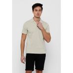 Only & Sons Erkek Onsabraham Polo Yaka T-Shirt 22019294 Taş - XS