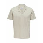 Only & Sons Erkek Onsabraham Polo Yaka T-Shirt 22019294 Taş - XXL