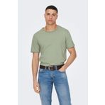 Only & Sons Erkek Onsbenne Bisiklet Yaka T-Shirt 22017822 Yeşil