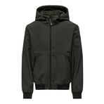 Only & Sons Erkek Onsbowıe Kapüşonlu Softshell Ceket Mont 22029276 Haki S
