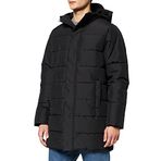 Only & Sons, Erkek, ONSCARL LIFE LONG QUILTED COAT OTW NOOS, Kaban, Siyah, XS
