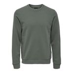 Only & Sons Erkek ONSCERES CREW NECK NOOS Sweatshirt, Koyu Gri, M