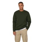 Only & Sons Erkek ONSCERES CREW NECK NOOS Sweatshirt, Koyu Yeşil, M