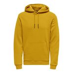 Only & Sons Erkek ONSCERES HOODIE SWEAT NOOS Sweatshirt, Turuncu, L