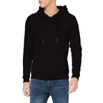 Only & Sons Erkek ONSCERES ZIP THR. HOODIE SWEAT NOOS Sweatshirt, Siyah, L
