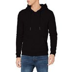 Only & Sons Erkek ONSCERES ZIP THR. HOODIE SWEAT NOOS Sweatshirt, Siyah, S