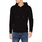 Only & Sons Erkek ONSCERES ZIP THR. HOODIE SWEAT NOOS Sweatshirt, Siyah, XL