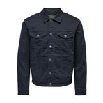 ONLY & SONS Erkek ONSCOIN LIFE COLOUR 4453 TRUCKER Mont, Dark Navy, M