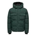 Only & Sons, Erkek, ONSELIJAH PCKT. HOOD JACKET OTW NOOS, Mont Ceket, Darkest Spruce, M