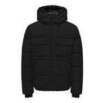 Only & Sons, Erkek, ONSELIJAH PCKT. HOOD JACKET OTW NOOS, Mont Ceket, Siyah, L