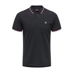 ONLY & SONS Erkek Onsfletcher Slim Ss Polo Noos Polo Tişört, Koyu lacivert/Detay: Parlak Beyaz ve Kırmızı Kontrast Çizgili, S
