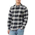 Only & Sons Erkek Onsgudmund Ls Check Shirt Noos boş zaman gömleği Gri L