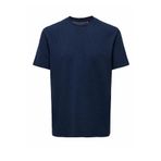 Only & Sons Erkek Onskıan Kare Desenli Kısa Kollu Pamuklu T-Shirt 22028692 Lacivert XL