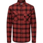 Only & Sons Erkek Onsmatt Uzun Kollu Regular Fit Pamuk Gömlek 22030127 Kırmızı