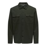ONLY & SONS Erkek Onsnewkodyl Overshirt Sweat Noos uzun kollu gömlek, Rosin, M
