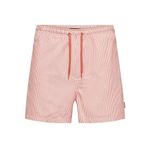 ONLY & SONS Erkek Onsted Stripe Gofre Kumaş Swim Noos Yüzme Şortu, pembe (porcelain rose), L