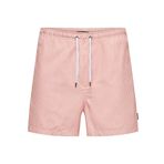 ONLY & SONS Erkek Onsted Stripe Gofre Kumaş Swim Noos Yüzme Şortu, pembe (porcelain rose), S