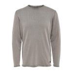 ONLY & SONS Erkek örgü kazak normal kesim yuvarlak yaka kazak, Griffin, XS
