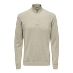 ONLY & SONS Erkek örgü kazak, Oatmeal., M