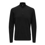 ONLY & SONS Erkek örgü kazak, Siyah, S