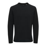 ONLY & SONS Erkek örgü kazak tek renkli, Siyah, S