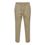 ONLY & SONS Erkek pantolonu ONSLINUS gençleştirilmiş pantolon, Coriander, XXL
