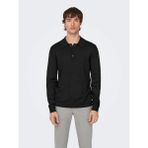 Only & Sons Erkek Polo Yaka Uzun Kollu Triko T-Shirt - 22021184 - XL - Bej
