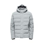Only & Sons Erkek Puffer Mont, XL, Puffer Mont, Gri, mens