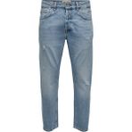 Only & Sons Erkek Rahat Kesim Kot Pantolon Onsavı Crop L. Blue 4858 Jeans 22024858 - 32 / 32 - Denim